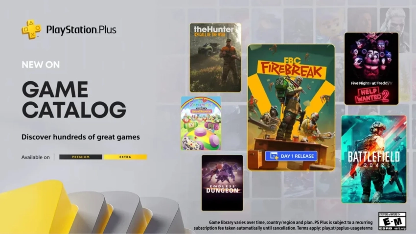 В июньский каталог PS Plus Extra и Premium вошли FBC: Firebreak и Battlefied 2042